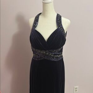 Elegant Black Evening Gown